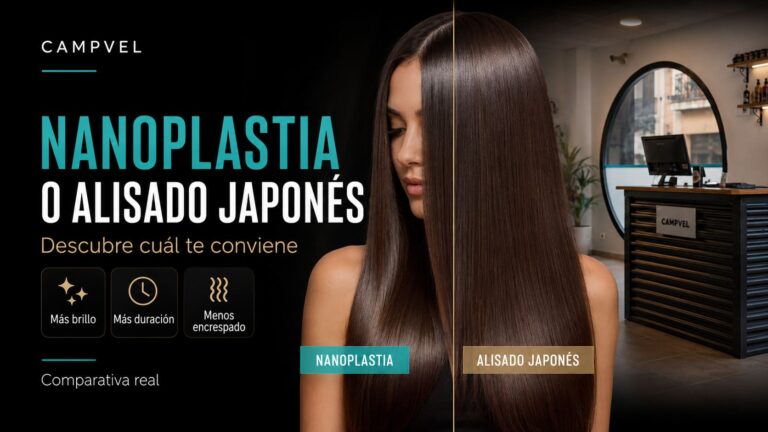 Comparación entre nanoplastia y alisado japonés