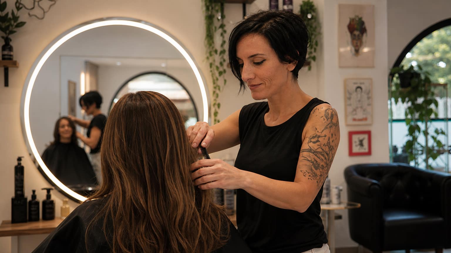 Rutina de cuidado del cabello para pelo graso