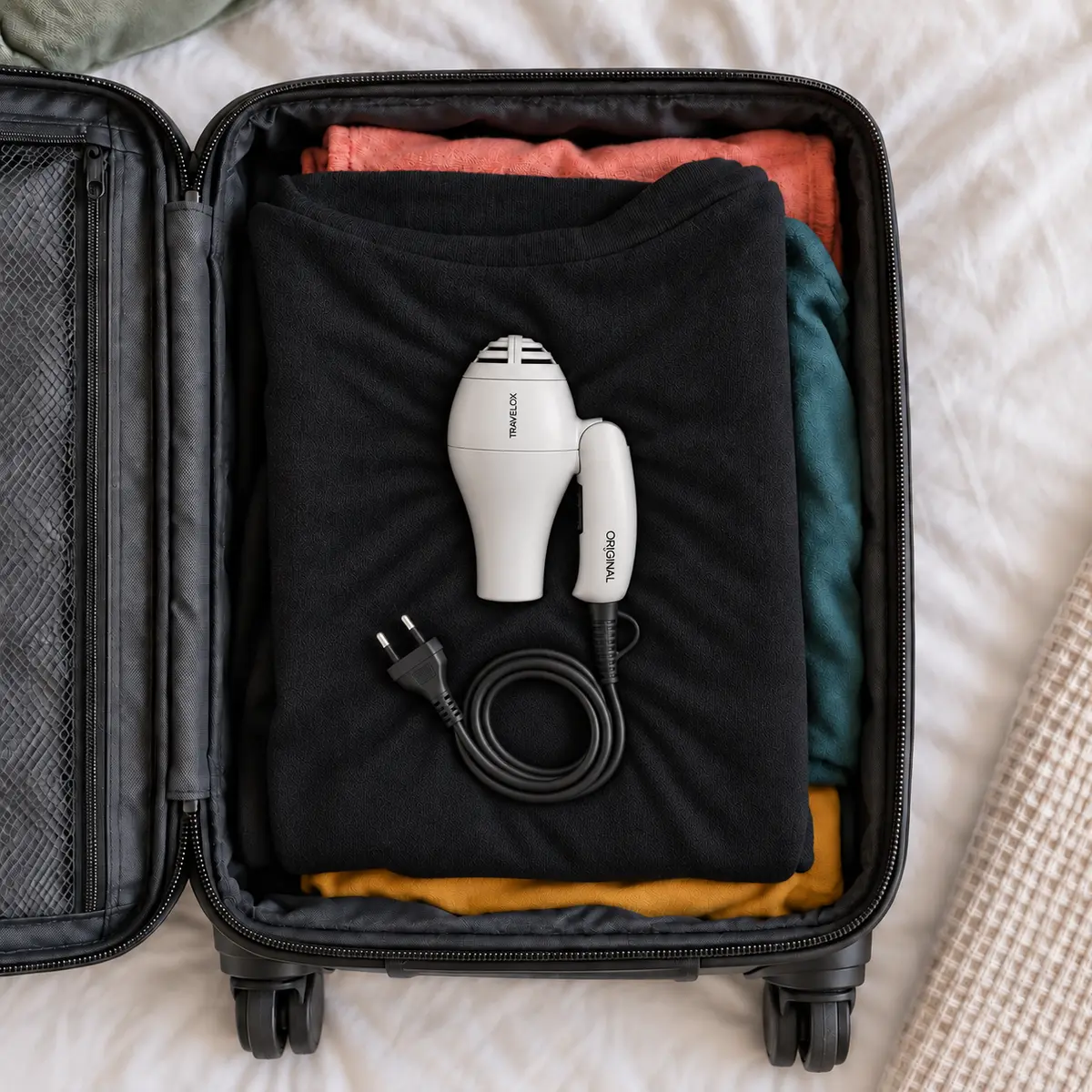 Mini secador de viaje Travelox 1000 W