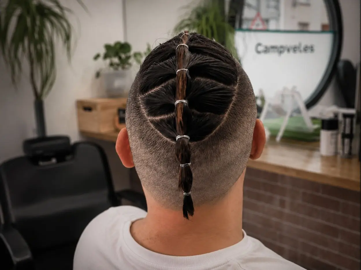 Trenzado masculino real realizado en CAMPVEL